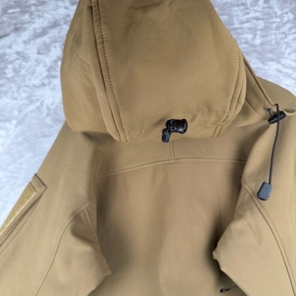 BEYOND – L5 PCU Cold Fusion Softshell Jacket Coyote Brown Tactical Hooded Mens L - Picture 11 of 13